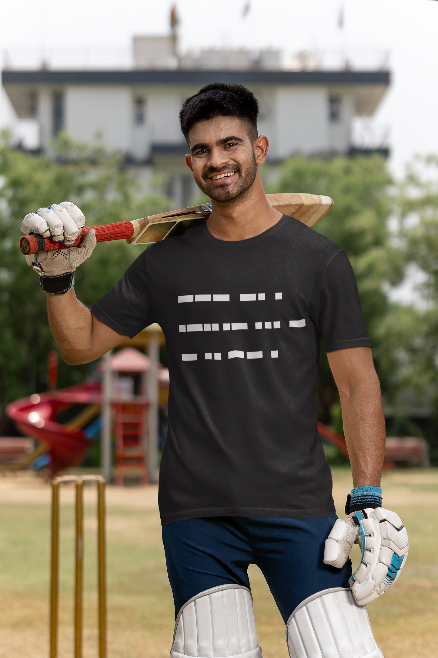 Dhoni Morse Code T Shirt